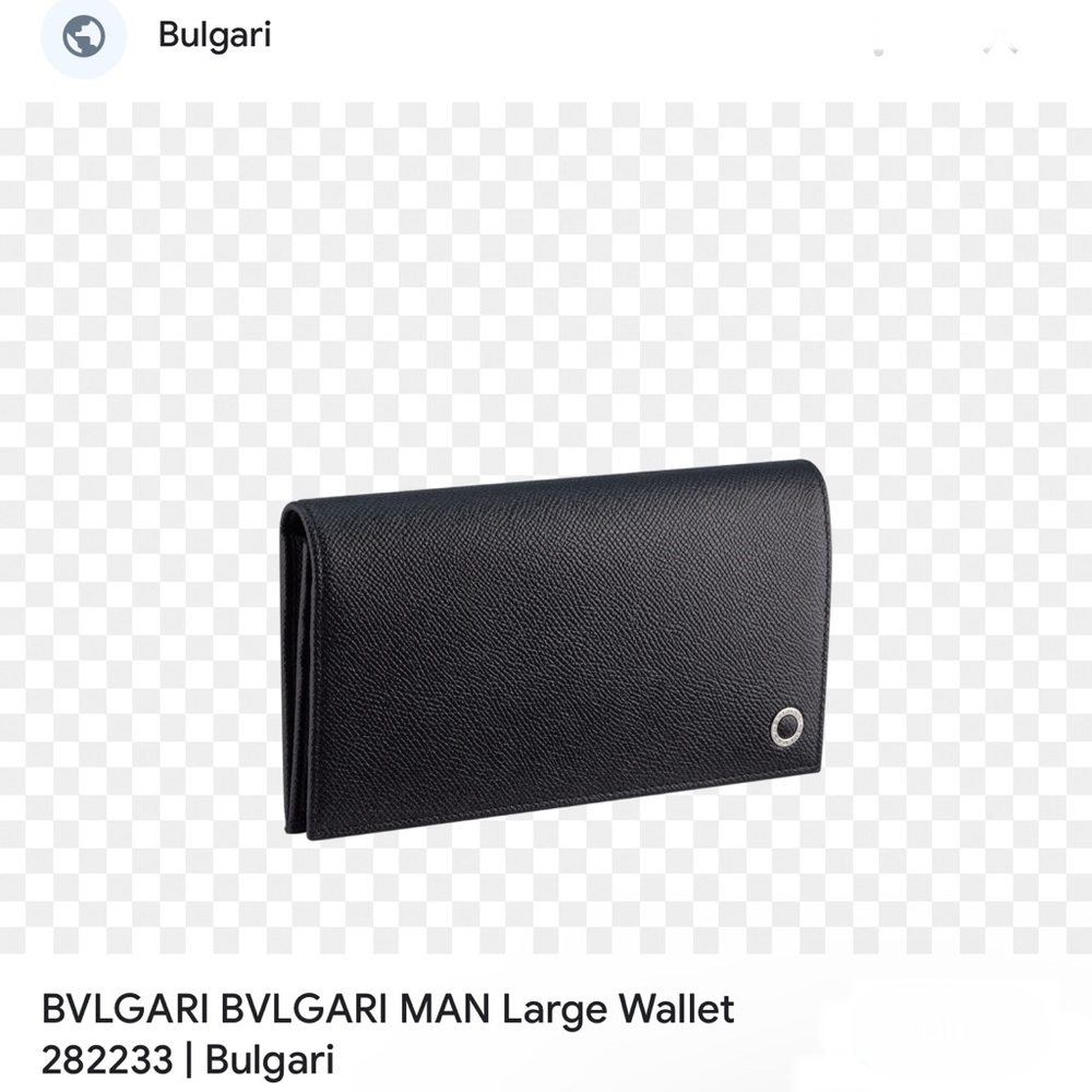 ♣️💎BULGARI LONG WALLET 🪪 7 CARD SLOTS PLUS 7 BILL COMPARTMENT. EUC LIKE NEW